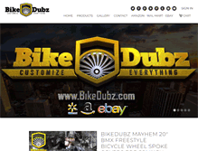 Tablet Screenshot of bikedubz.com